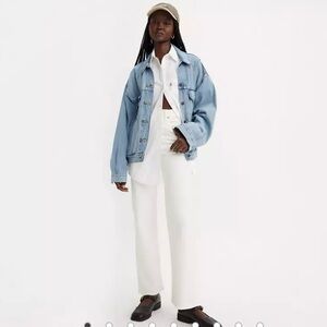 Levi’s White Ribcage Jeans